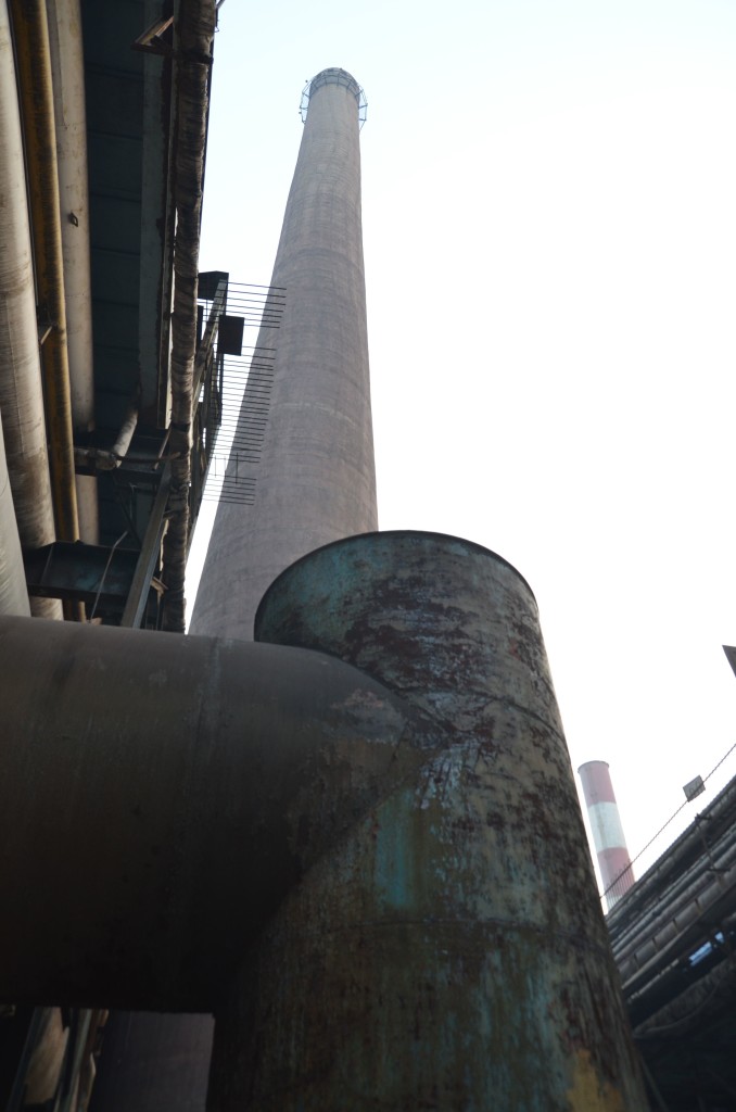Factory chimney,